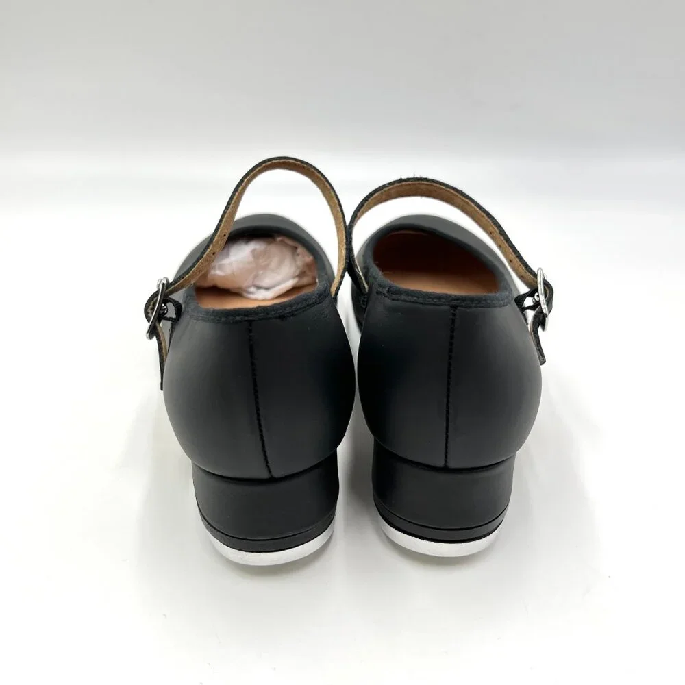 6.5N 6.5 NARROW WIDTH Bloch S0302L Tap On‎ Black Leather Mary Jane Dance Shoes